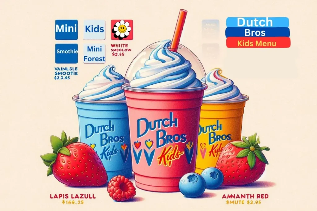 Dutch Bros Kids Menu