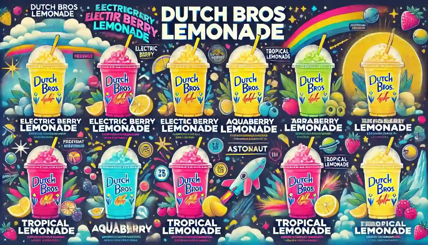 Dutch Bros Lemonade Menu with prices