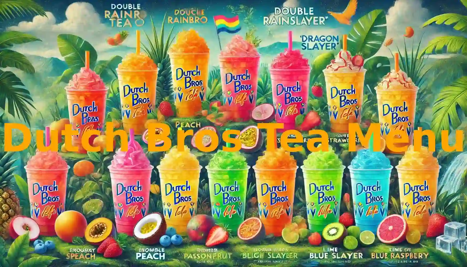 Dutch Bros Tea Menu