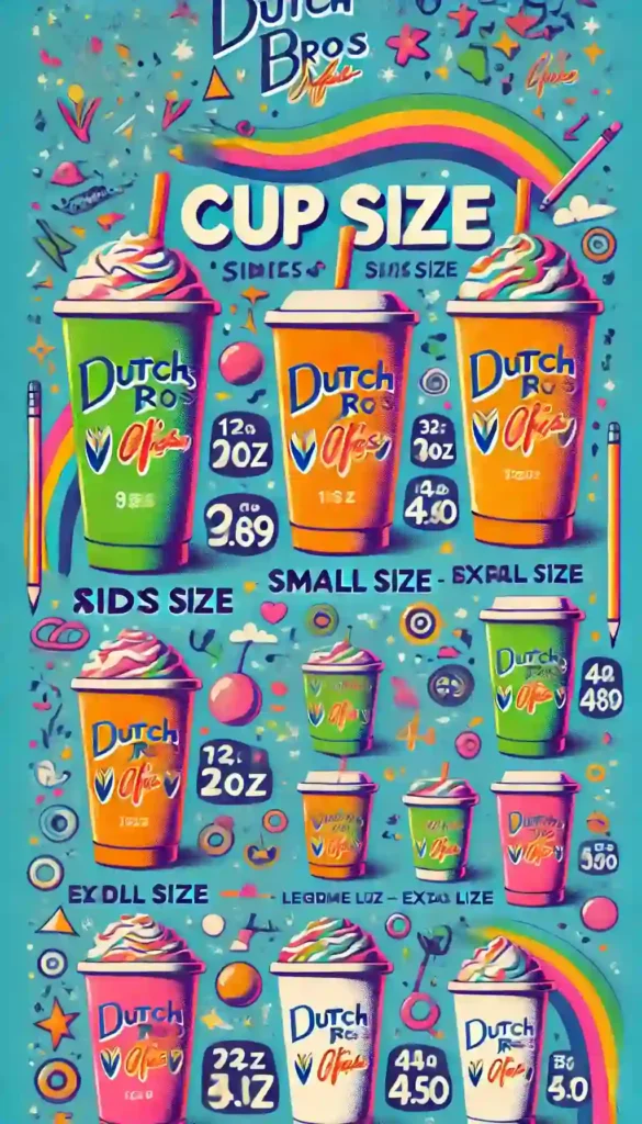 Breakdown of Dutch Bros Sizes